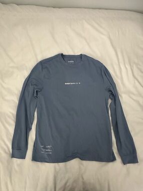 Bandit unisex Long-Sleeve Performance Shirt Light Blue size Small